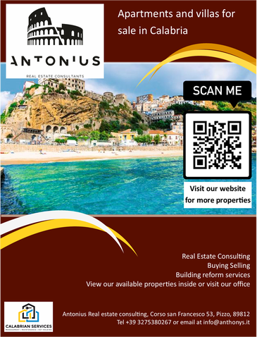 Brochure Antonius real estate consulting Pizzo Calabria.Picture